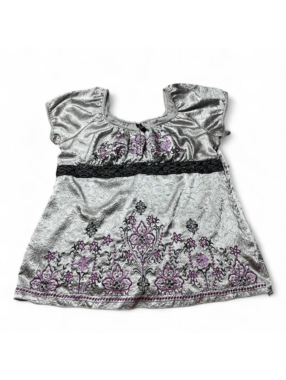 y2k Halo fairy milk maid top